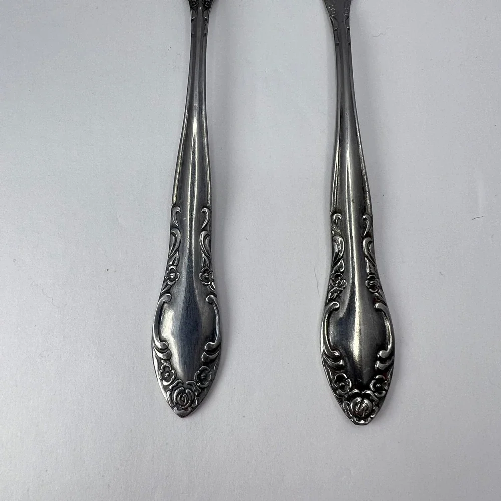 Oneida Northland Butter Knife Sugar Spoon Oval Bowl Stainless Royal Ballad Korea